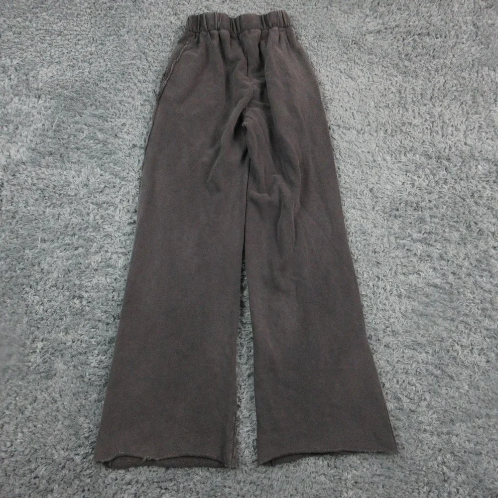Elan Pants Womens XS Black Wide Leg French Terry Lounge Sweatpants 22x30.5* - Picture 10 of 13